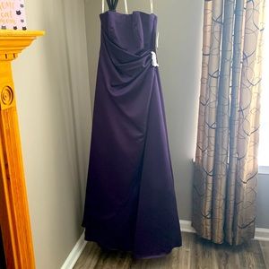 Purple bridesmaid dress
